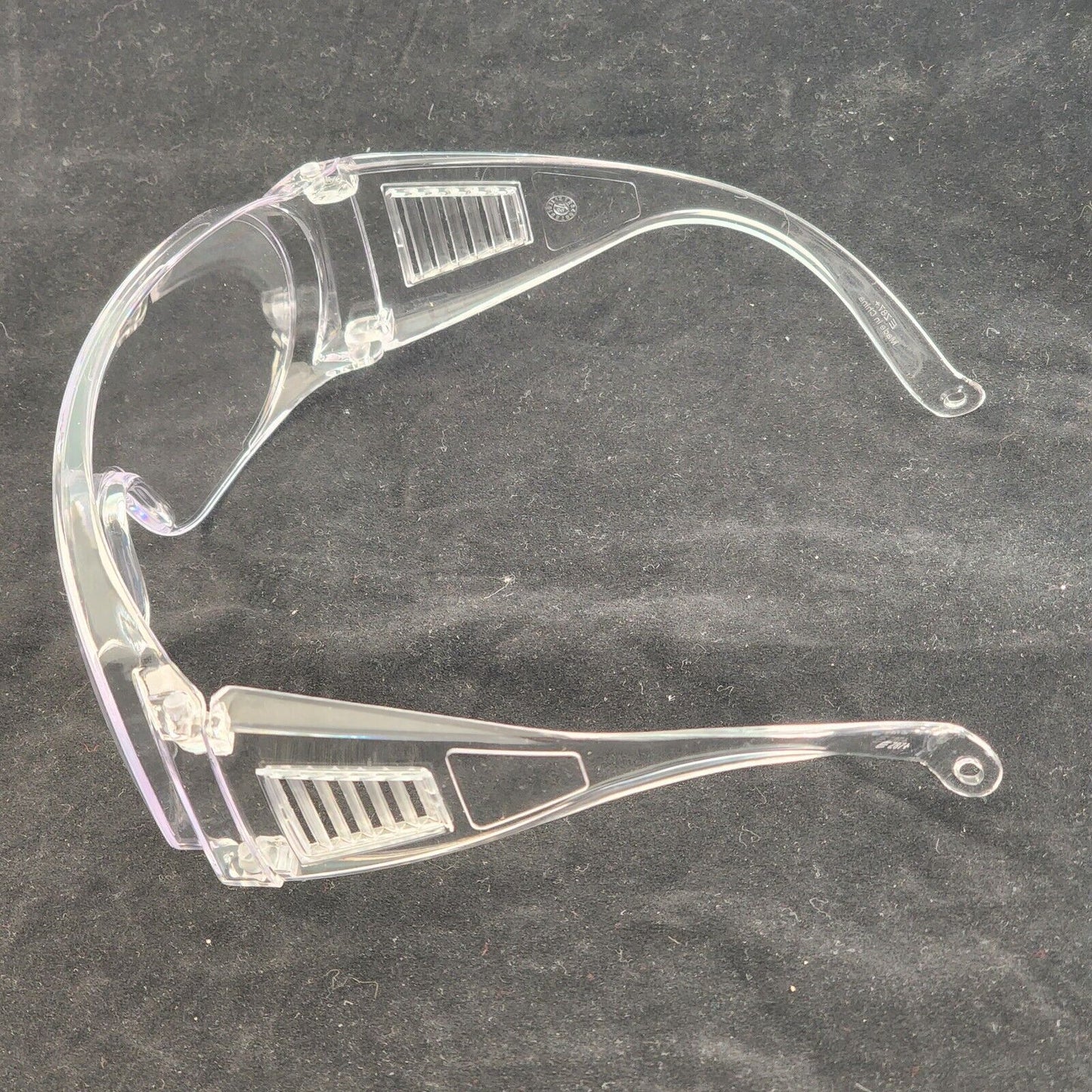 ERB Spec Visitor Safety Glasses OTG Fits over Most Rx Glasses UV Protection Z87+ (Clear, Clear)