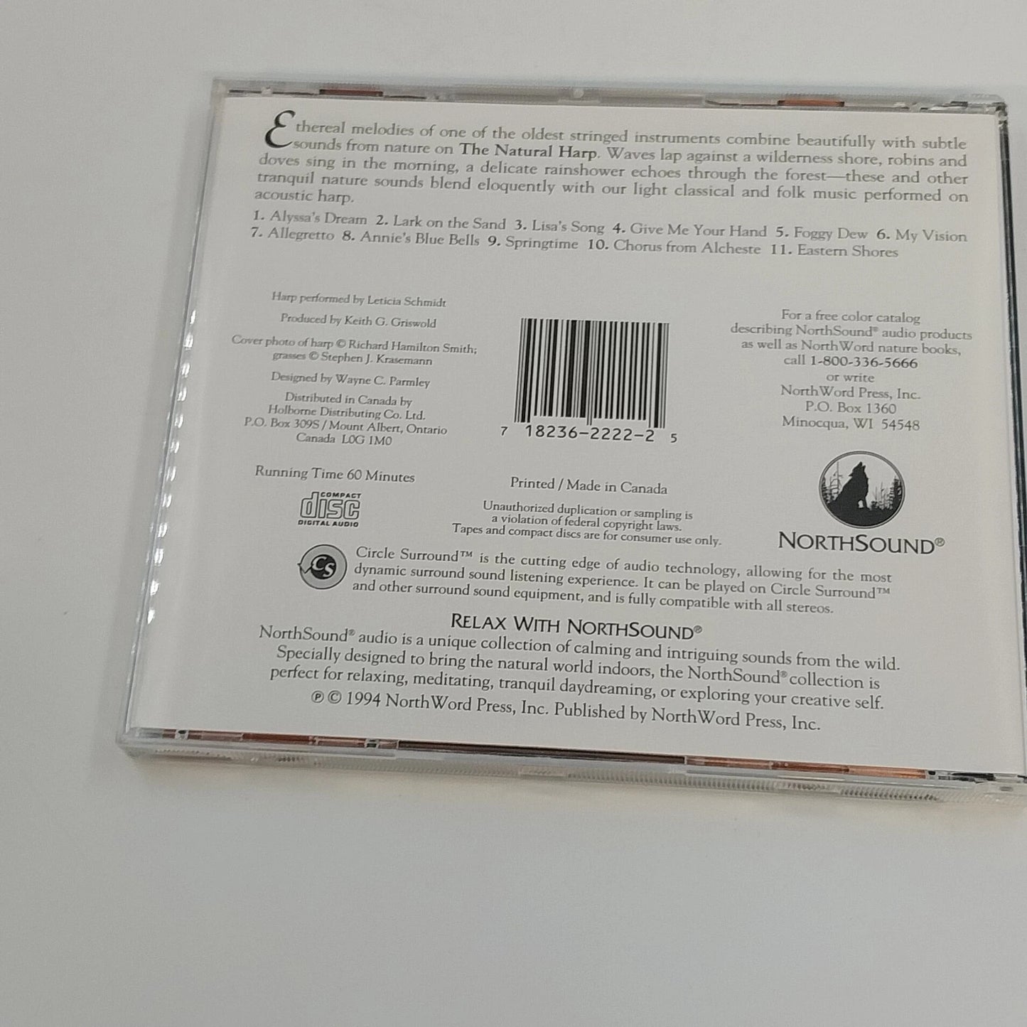 NorthSound 5 CD Andrew Lloyd Webber Harp Piano II Spring Dawning Relaxation Yoga