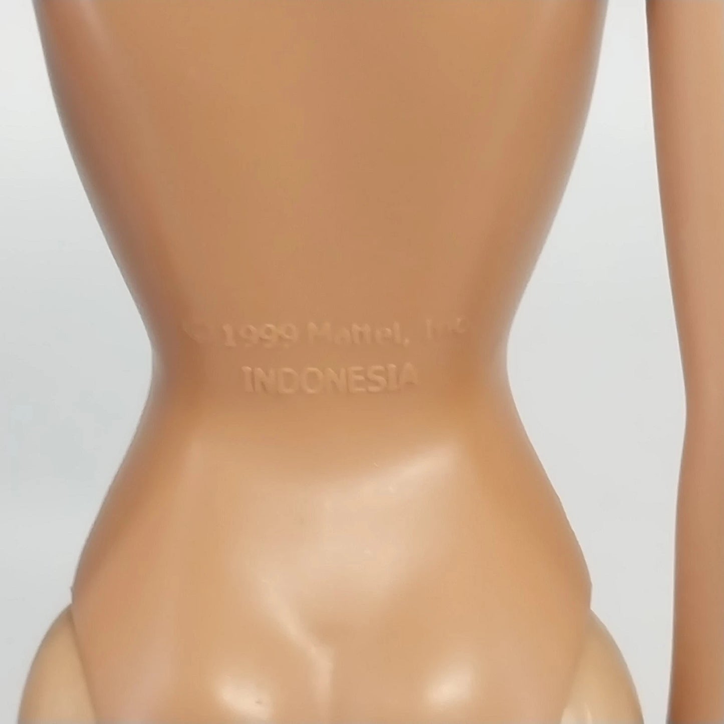 Mattel Barbie Doll Heart Tattoo Blonde Bendable Knees Nude 1998 Head 1999 Body