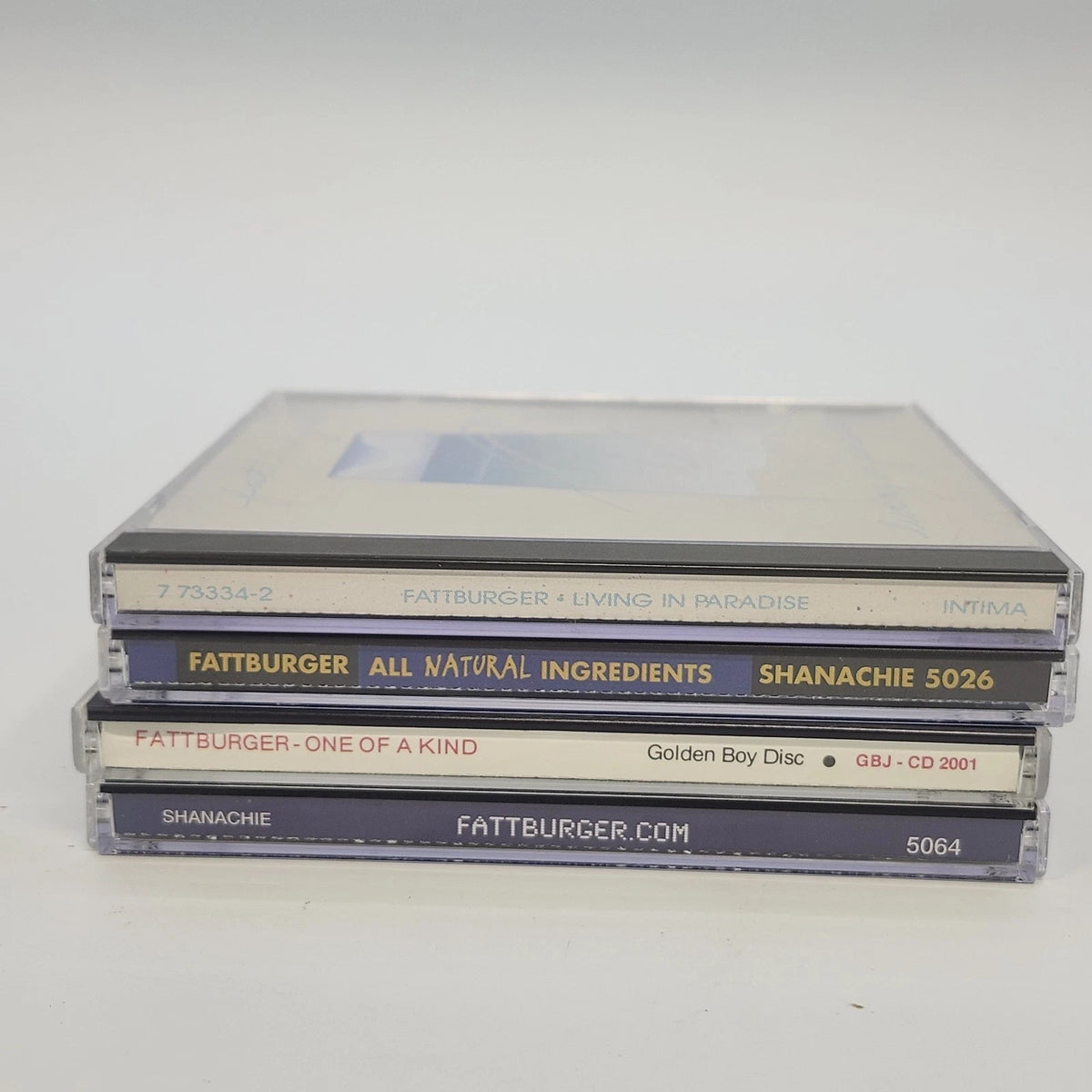 Fattburger 4 CD Living In Paradise One Of A Kind All Natural Ingredients Jazz
