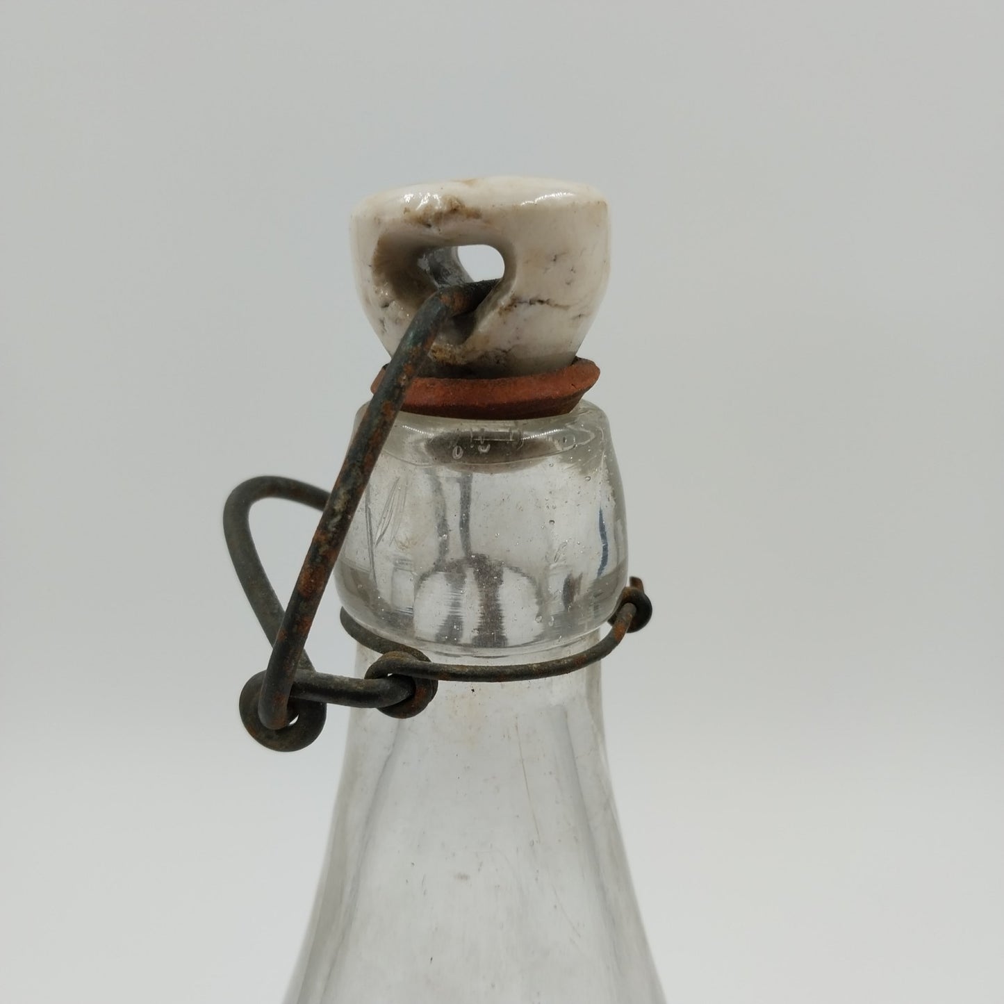 Commonwealth Continental Brewing Co Philadelphia PA Flint Clear Glass Bottle 10"