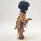 Native American Boy Porcelain Doll Standing with Stand Indigenous Collectible