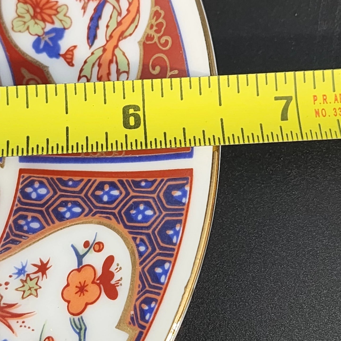 Japanese Imari Porcelain Plates 6.25" Set of 4 Hand Painted Gold Gilt Vintage