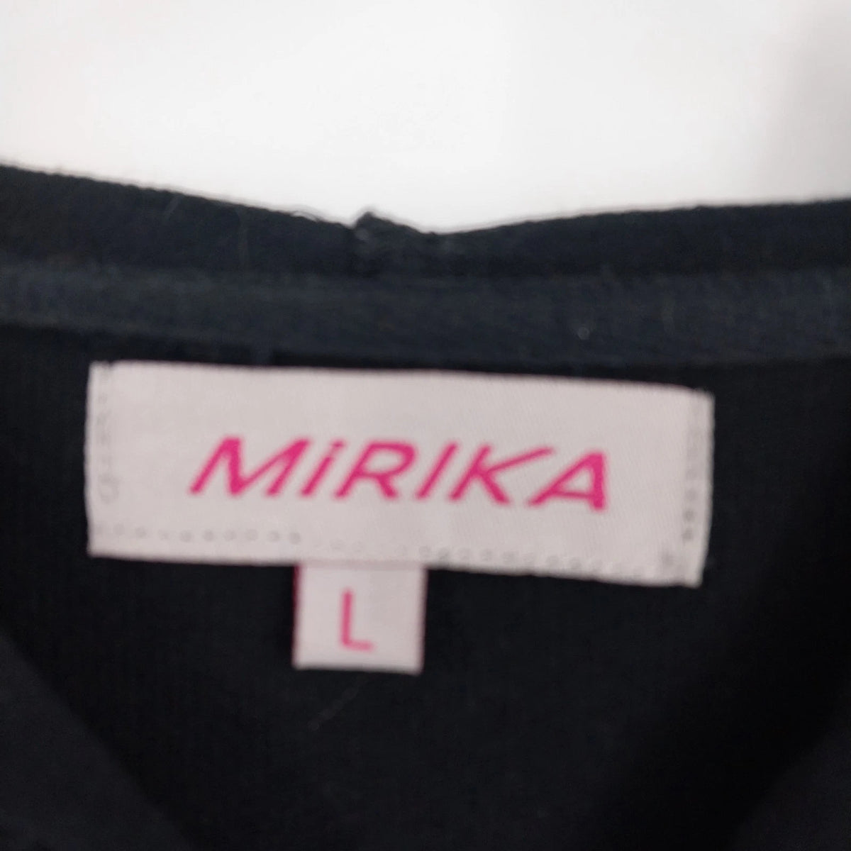 Mirika Women's Floral Embroidered Black Full Zip Hoodie Jacket Size Large