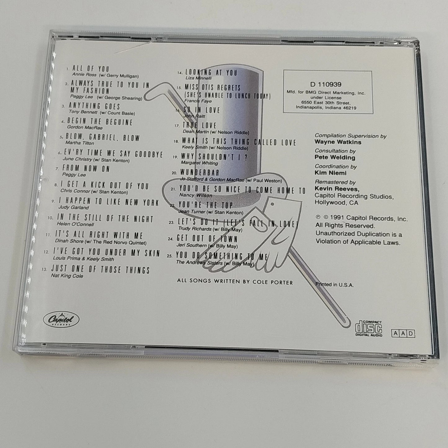 Capitol Sings 4 CD George Gershwin Cole Porter Rodgers & Hart Jerome Kern Jazz