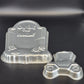 2 Wilton Cake Pans 1976 Model T Car & 1995 Over the Hill Tombstone Molds Vintage