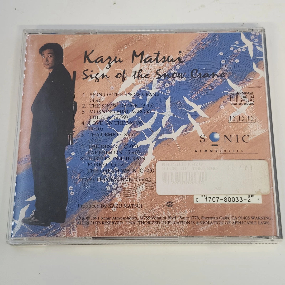 Kazu Matsui 5 CD Bamboo The Wind Tribal Mozart Schubert Snow Crane Jazz Fusion