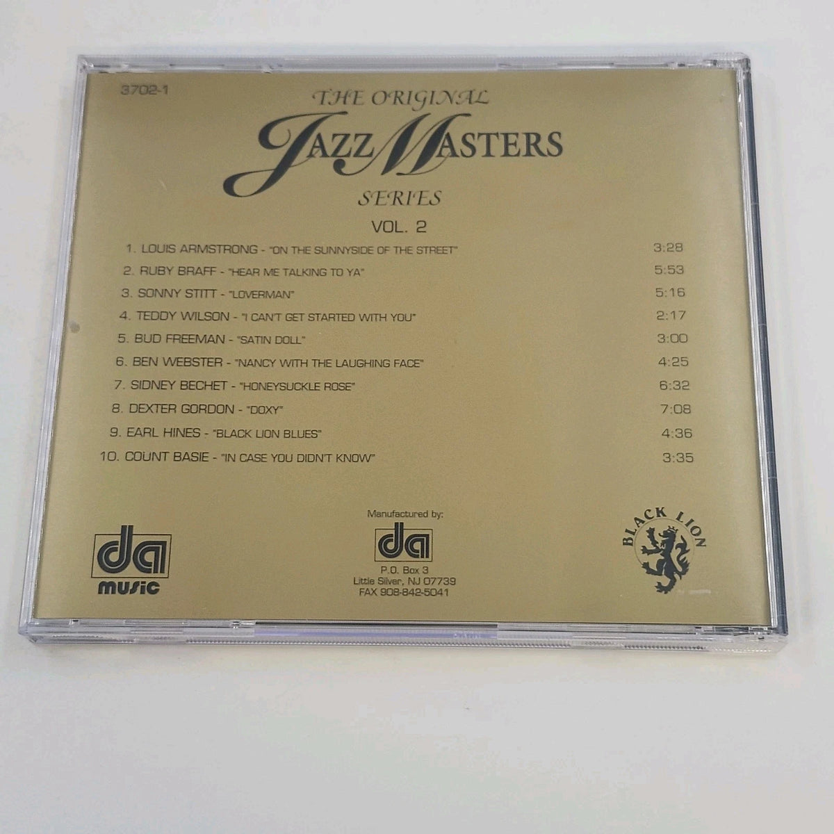 The Original Jazz Masters Series Vol 2 Classic Jazz 5 CD Box Set Various Artists
