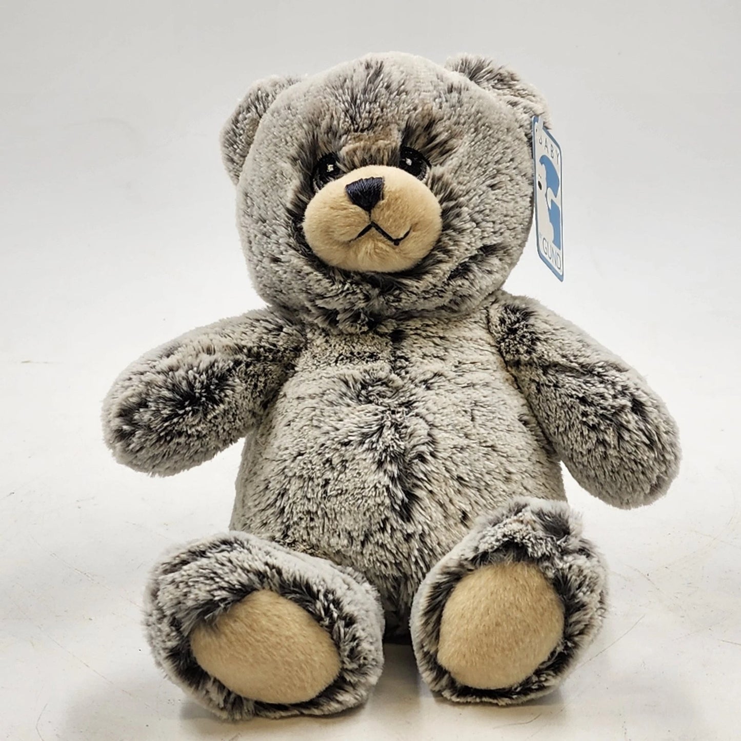 Baby Gund Super Soft Teddy Bear Plush Small Gray Stuffed Animal 7.5" NWT China