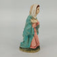Nativity Kneeling Mary Figure 6" Hand Painted Resin Christmas Church Decor Korea