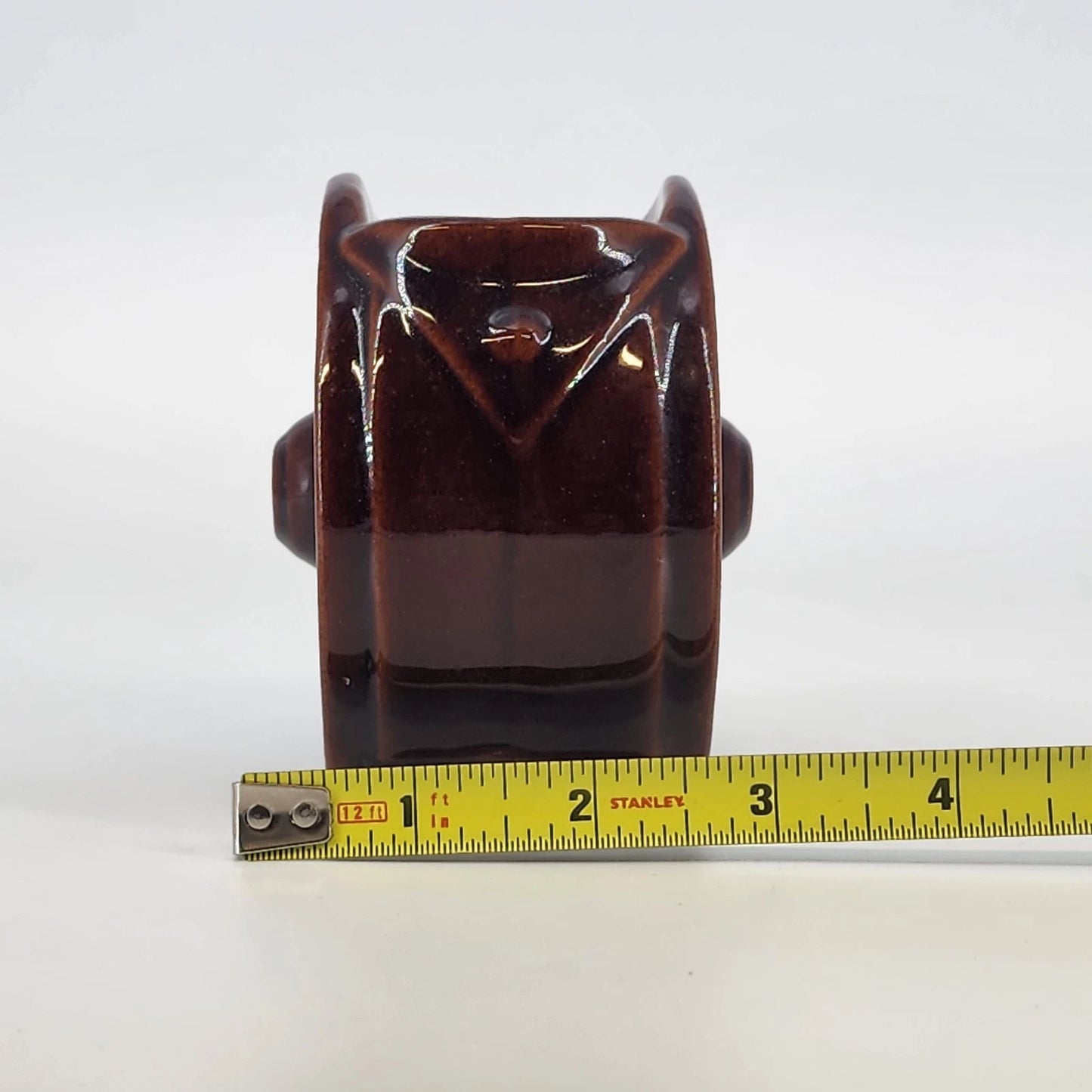 Frankoma 94B Open Sugar Bowl Wagon Wheel Brown Remember Ozark Niroga 1988 Vtg