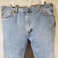 Levi's 550 Relaxed Tapered Blue Jeans Mens 38x30 Medium Wash Denim