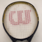 Wilson Tennis Racket Fusion XL Black Red Stop Shock Sleeves L3 4-3/8 Black Grip