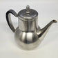 Oneida 18/8 Stainless Steel Tea Coffee Server 8" Hinged Lid Curved Spout Handle