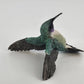 Ruby-Throated Hummingbird Figurine Hand-Painted Male Hovering 3.5" No Stand