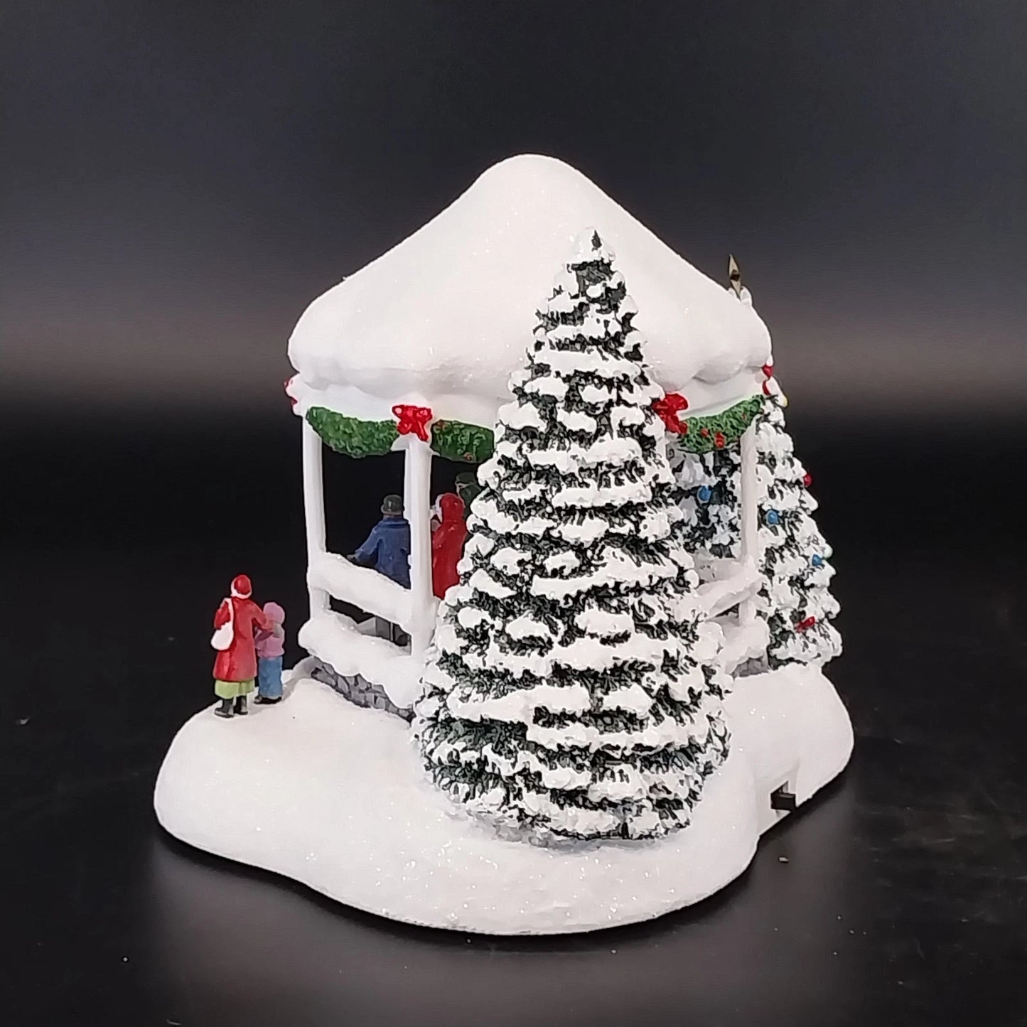 Thomas Kinkade Sweet Sounds Christmas Lighted Gazebo
