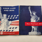 Two YOUR LAND AND MINE Vintage US History Booklets By Western & Southern Insurer