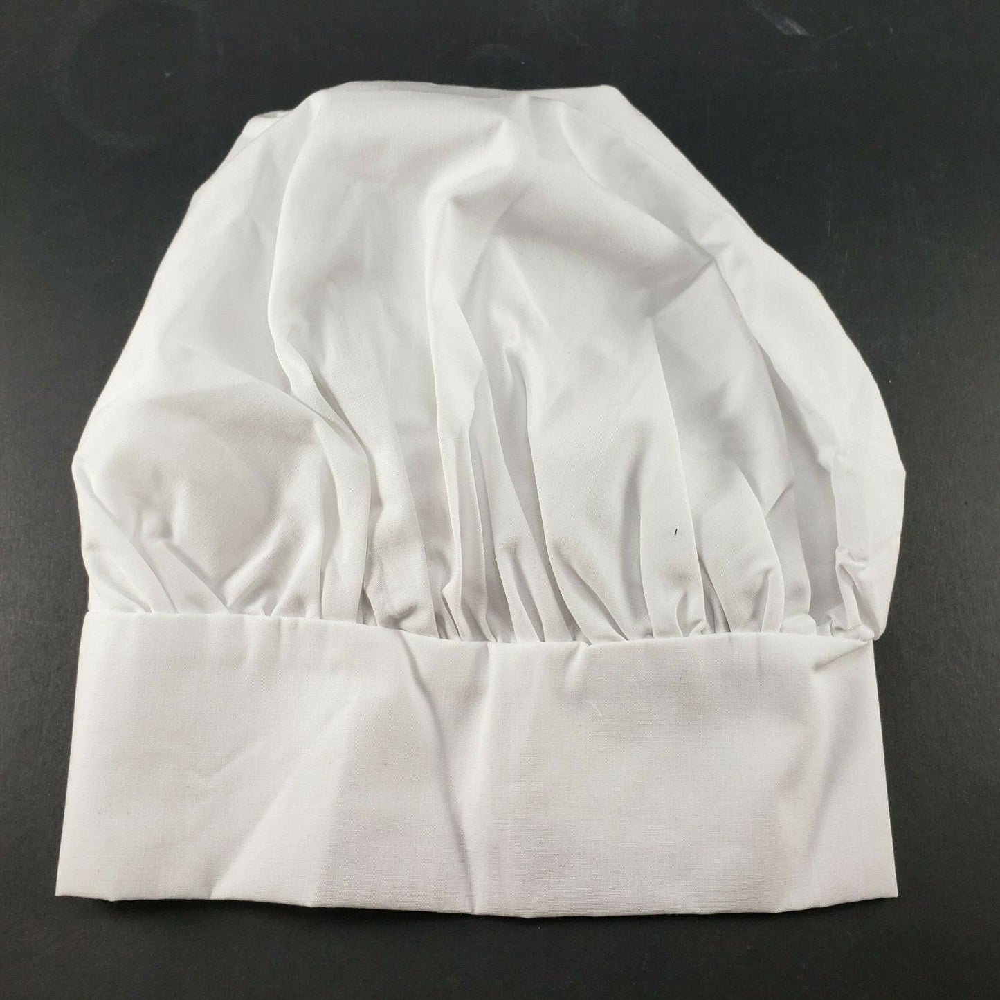 Fame Fabrics C20 White Chef Hat 10 Inch Hook Loop Closure 81118