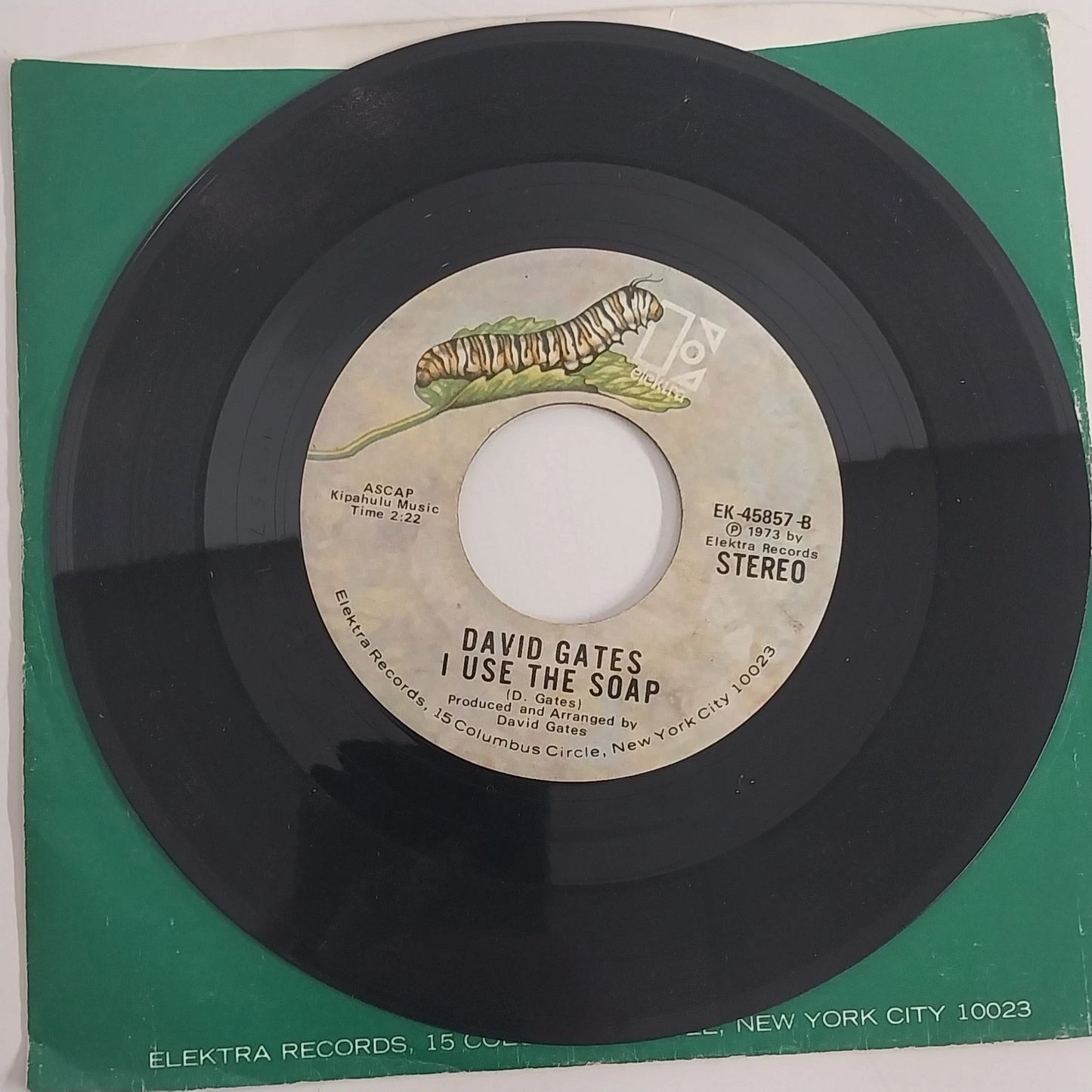 David Gates 45 RPM 7" Vinyl Lot 3 Elektra Pop Rock Singles 1970s Goodbye Girl