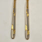 Kum Kang Demitasse Spoon & Fork Set 10 Pcs Gold Tone 18/10 Stainless Steel Boxed