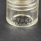 Pyrex MC Clear Glass Electrical Insulator 2.5"x4" Reg US Pat USA