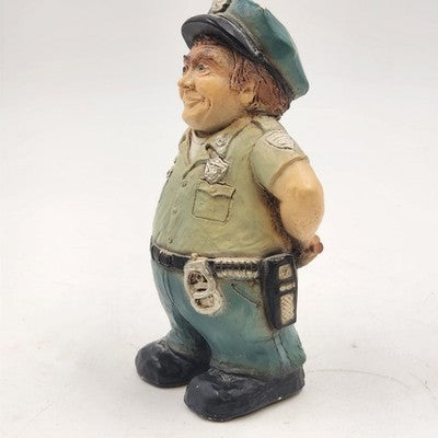 Orzeck Policeman Figurine 7” Tall All American Ware MA Hand Painted Vintage 1983