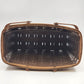Longaberger Maple Double Handle Magazine Basket 15"x9"x11"h with Plastic Liner