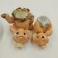 Youngs Inc Mini Tea Set 1995 Collectible Vintage Fruit Border Plate 5.25"