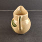 Watt Pottery Small Apple Pitcher Hand Painted w Handle and Spout Vintage 12 Oz