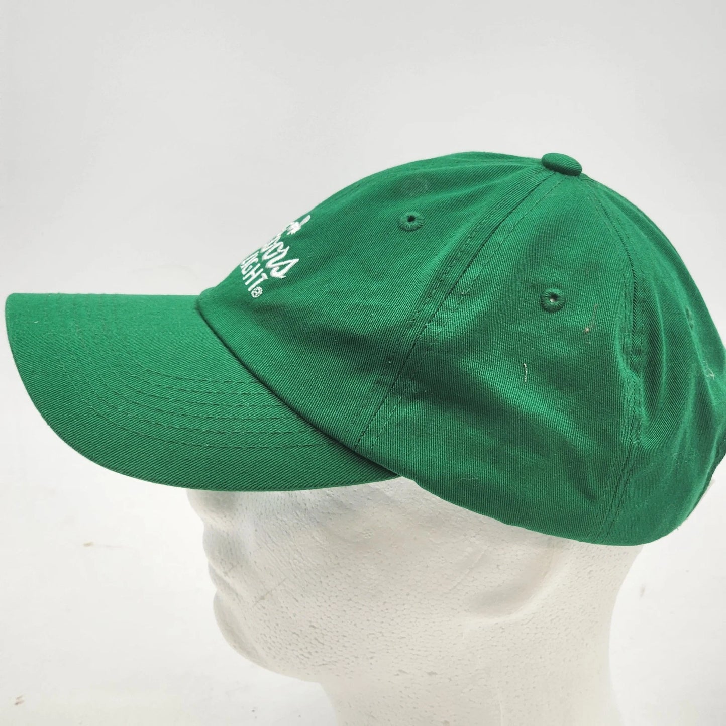 Coors Light St Patricks Day Hat Green 100% Cotton Adjustable Baseball Cap Vtg