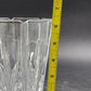 Gorham Avon Lead Crystal Vase 6.5” Clear Cut Crystal Hexagon Design Vtg 1987 USA
