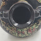 Peters & Reed Pottery Garland Floral Dual Handle Squat Vase 9" Craft Art