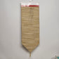 Table Runner Gold White Tradewinds Designer Collection Linen 13x72 Tapered Ends