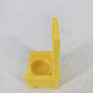 Fisher Price Little People Castle Throne Chair Yellow 1974 Vintage Play Family