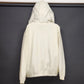 Eddie Bauer Women’s XL White Hooded Windbreaker Jacket Zip Front Lightweight