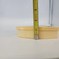 Yellow Celluloid Heart Trinket Box Angels Cupid 5.25