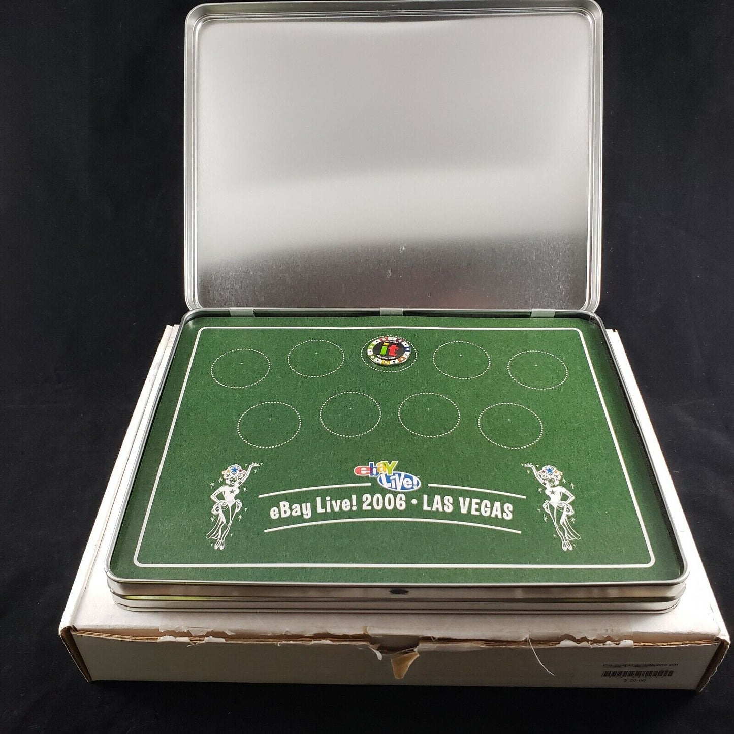 eBay Live 2006 Lapel Pin Display Box NIB Player Collection Metal