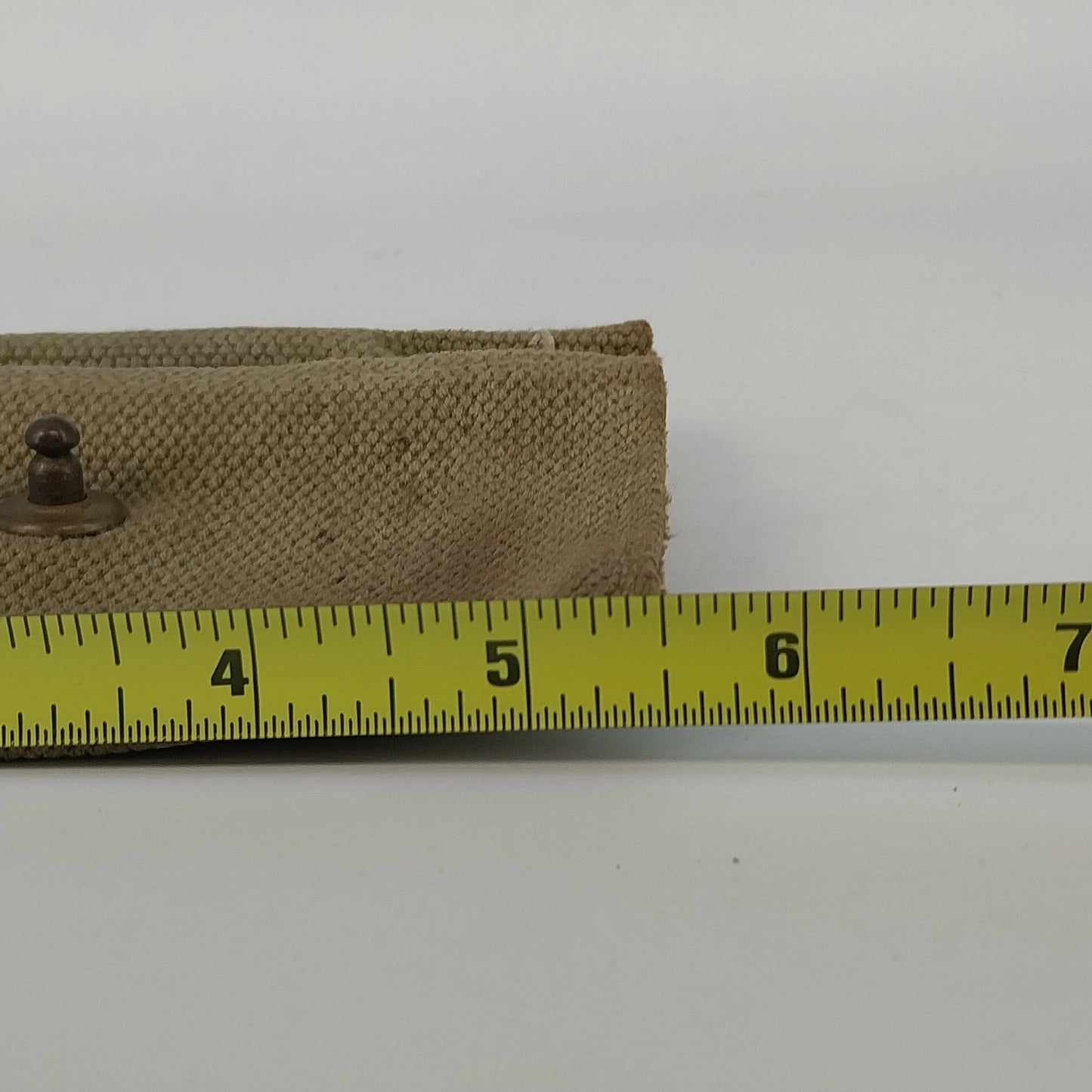 WWII U.S. Army M1924 Carlisle First Aid Bandage Pouch Khaki Canvas