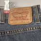 Levi's 559 Relaxed Straight 40x32 Blue Jeans Classic Denim Medium Blue Dungarees
