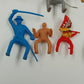 23 Plastic Toy Figures 1950s Cowboys Indians Soldiers Frontiersmen 2" to 3" Tall