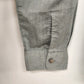 Tommy Hilfiger Women's Grey Zip Front Top Size L Fitted Logo Long Sleeve Darts