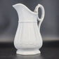 Antique Davenport White Ironstone Water Pitcher Staffordshire