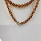 Lot of 3 Beaded Necklaces Jewelry Black Faceted Amber Glass Multicolor Boho Mix