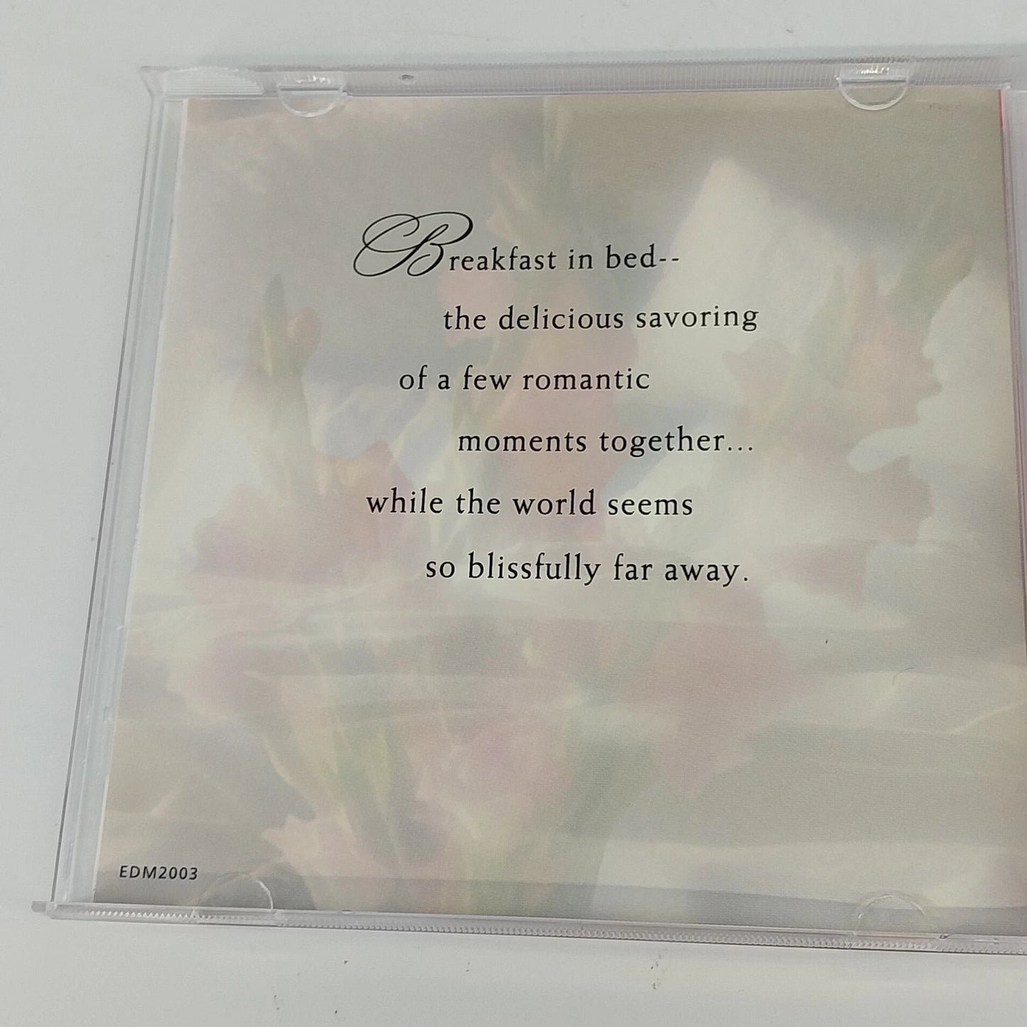 Hallmark Music Breakfast In Bed CD 1997 Classical Collection Romantic Favorites