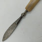 Vanity Manicure Tool Cuticle Pusher Nail Scraper Celluloid Bone Handle Vintage