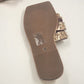 Pierre Dumas Spike-1 Studded Sandal Slide Womens Shoes Size 10 Lucite Color