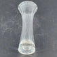 Vintage Lenox Optika Full Lead Crystal Bud Vase Clear Swirl 7 Inch