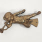 Angel Cherub Door Knocker Blowing Horn in Solid Cast English Brass Antique 6"
