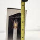 Pair of Electric Candle Lamps Solid Brass Boxed Christmas 7.5" Taiwan