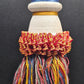 Tassel Curtain Craft Set 2 Wood Tie-Back Ribbon Blue Gold Red Fall Color